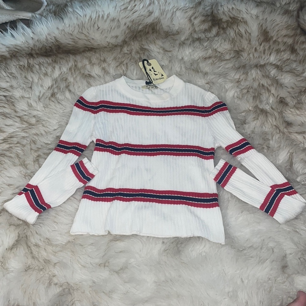 NYT 8 Birdies stripped long shirt.
